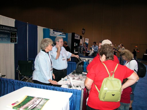 Dennis & Deane at our booth at the 2006 Houseboat Show in Reno NV.
