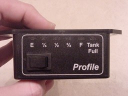 Profile Solo tank monitor and display for under-counter installation.